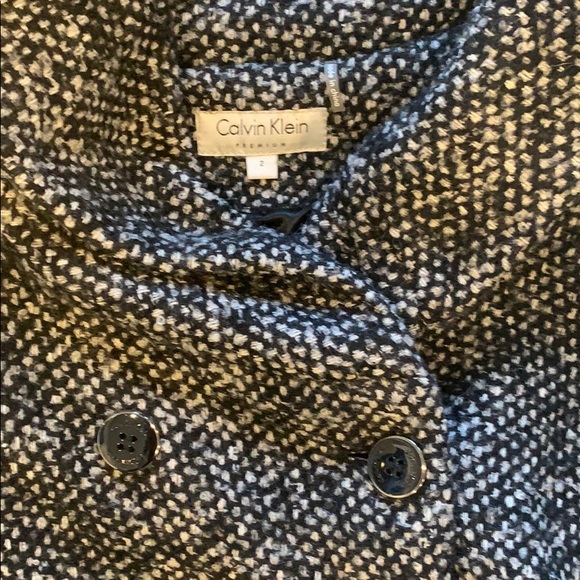 Calvin Klein Button Up Coat - Picture 2 of 4